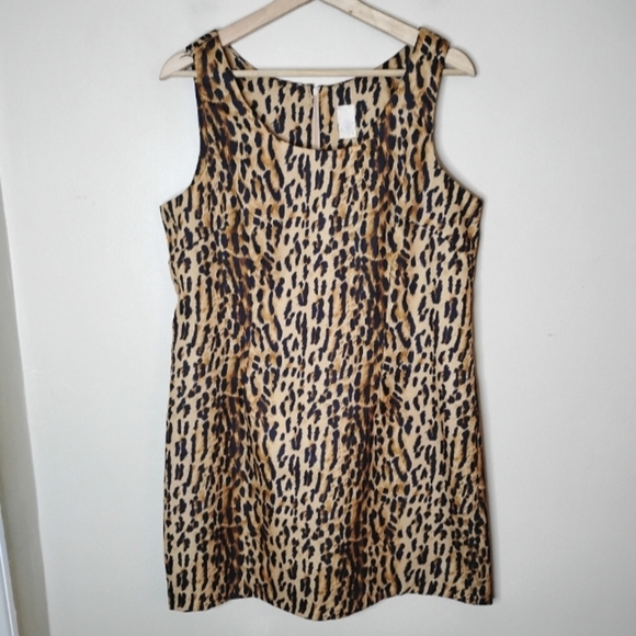 Vintage XTRMZ 80s Leopard Mini Dress + Sheer Overlay Top Set Rare Size 11/12 - Picture 3 of 12